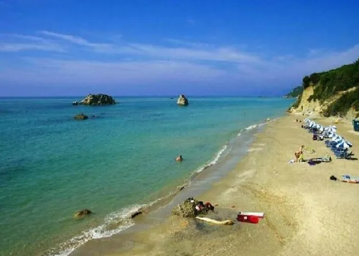 In Paleokastrites With Swimming Pool Near Beaches