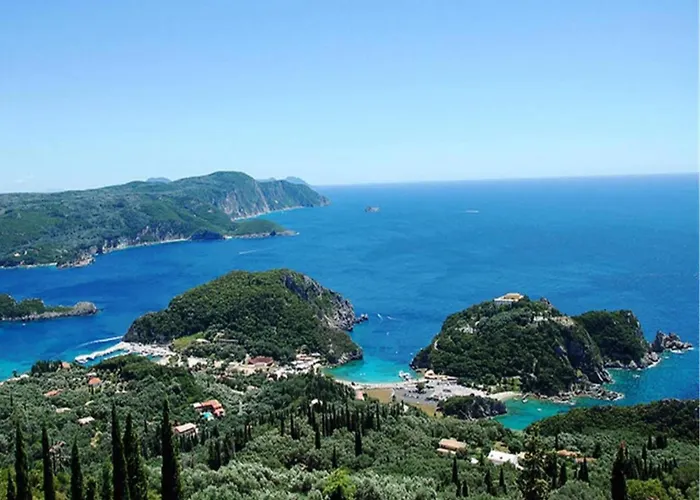 In Paleokastrites With Swimming Pool Near Beaches Lejlighed *